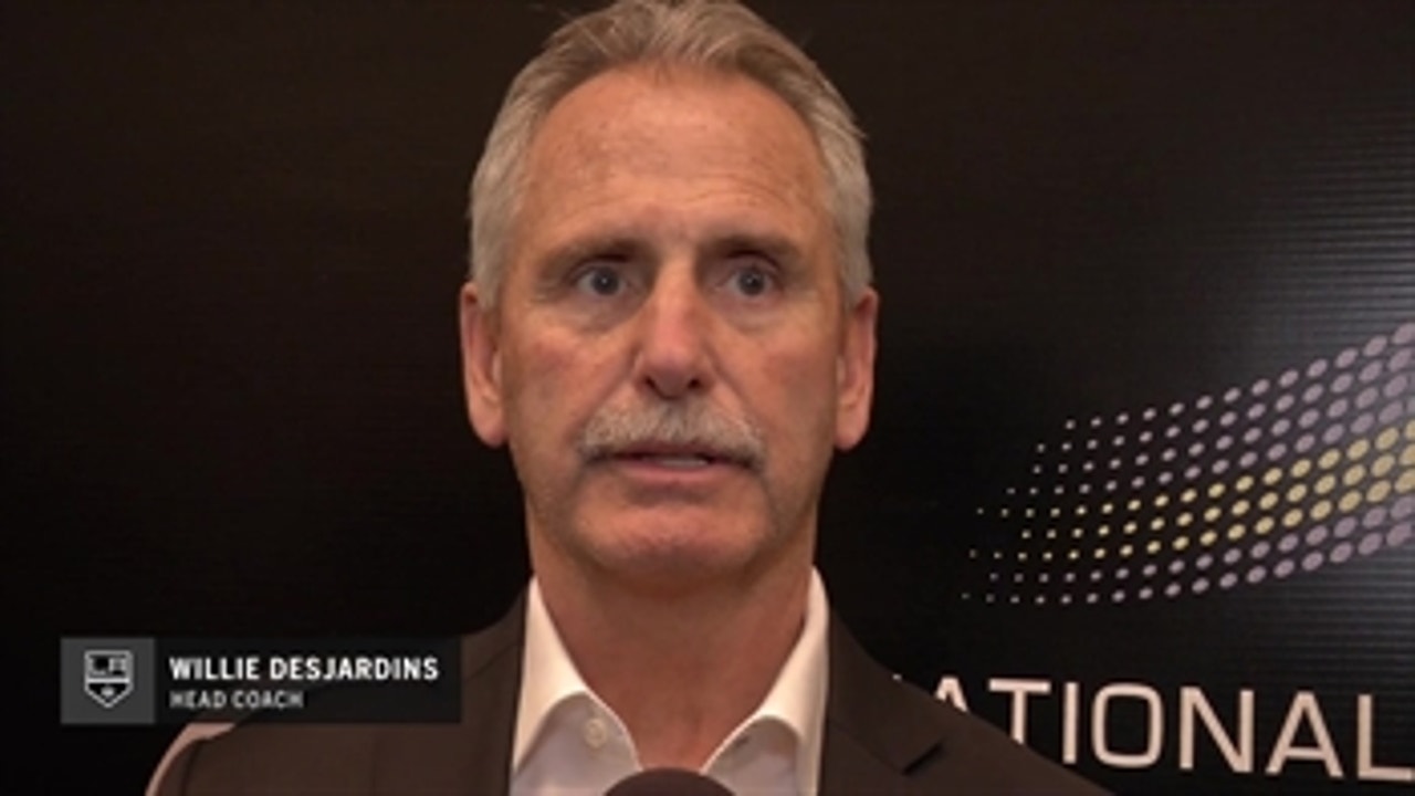 Willie Desjardins not pleased with the hit Kyle Clifford took