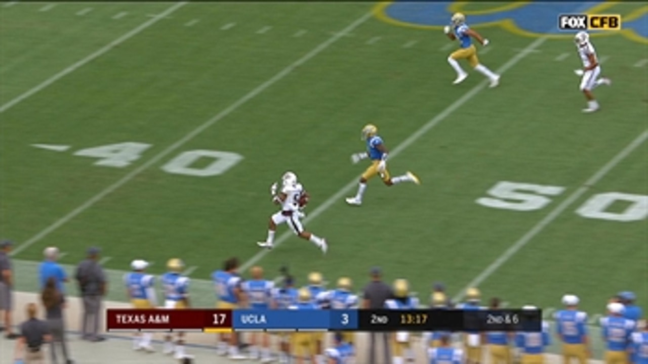 Texas A&M opens up a big first-half lead over UCLA with a 99-yard touchdown drive