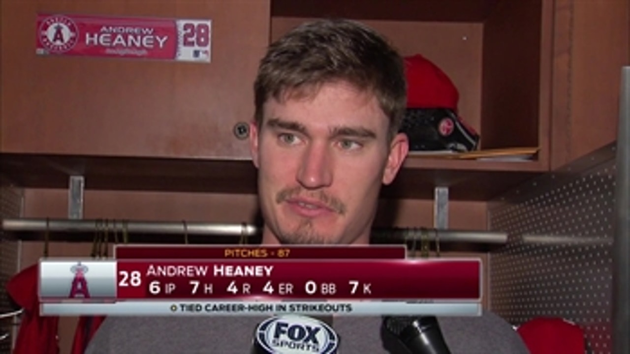 Rough inning ruins an otherwise strong performance from Andrew Heaney in Angels' loss