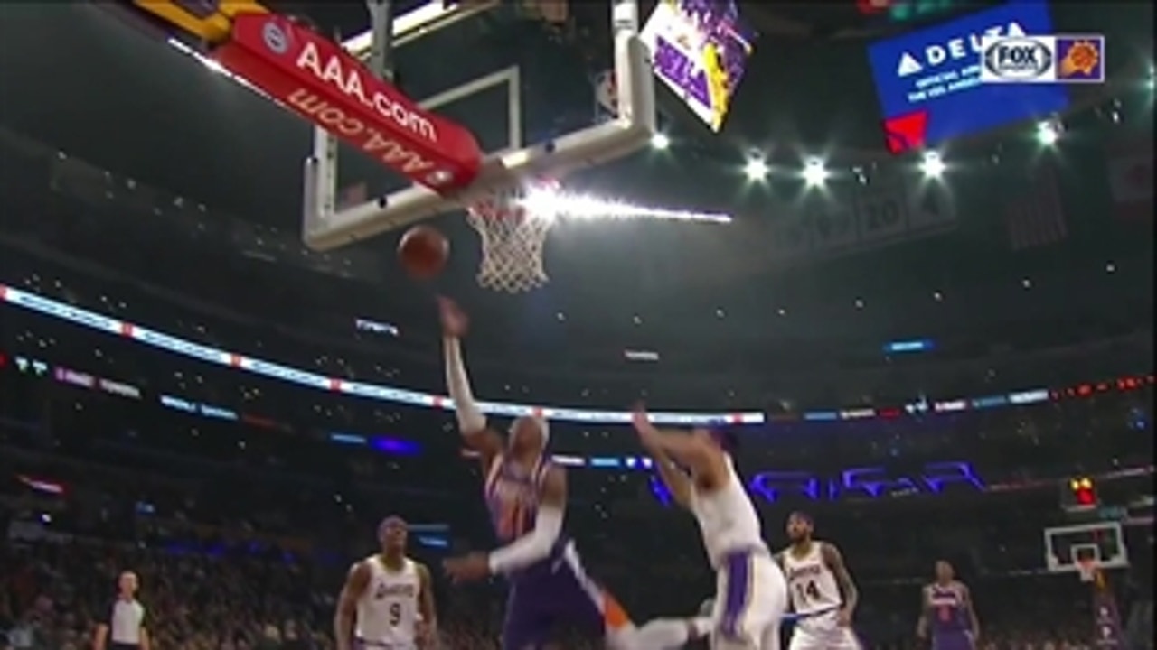 HIGHLIGHTS: Shorthanded Suns fall to shorthanded Lakers