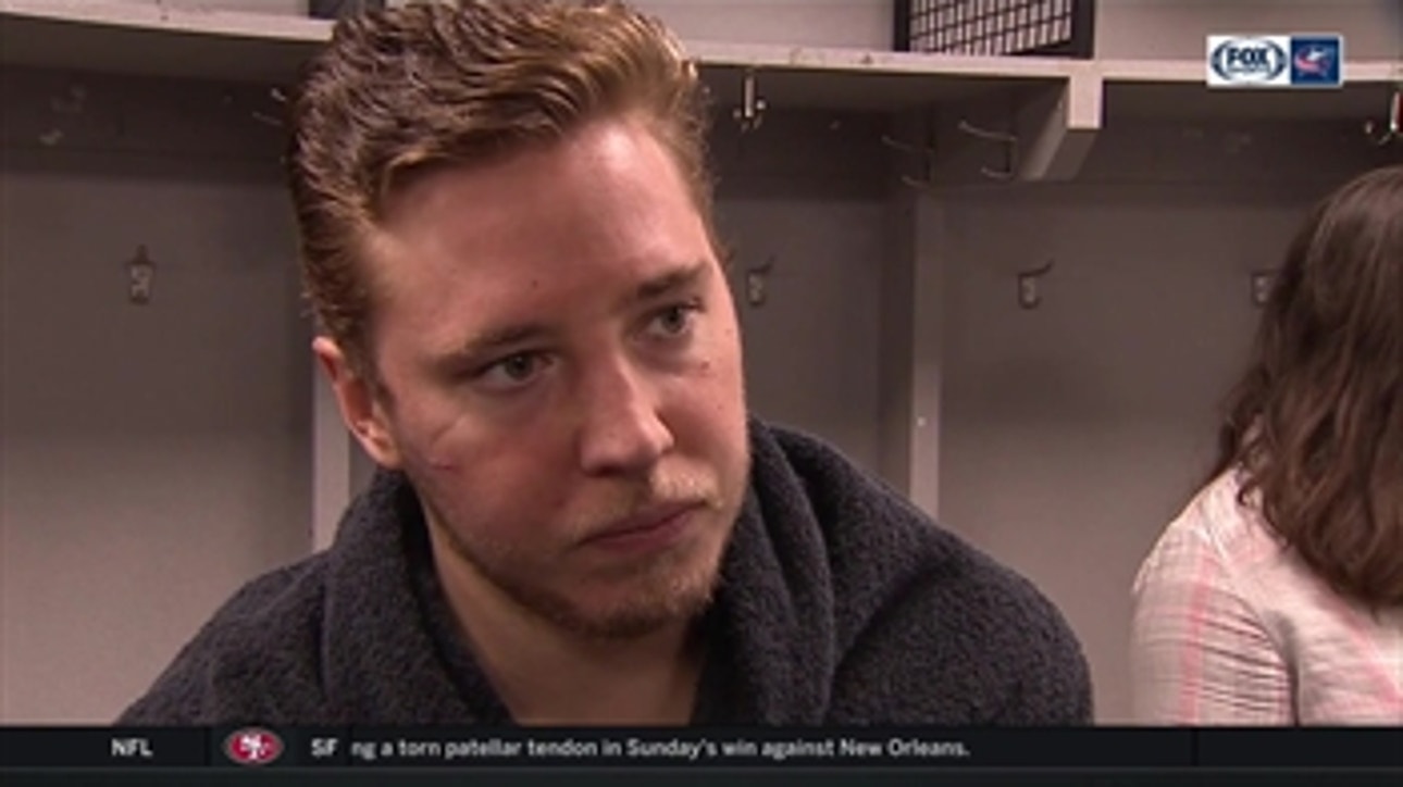 Inside the Blue Jackets locker room