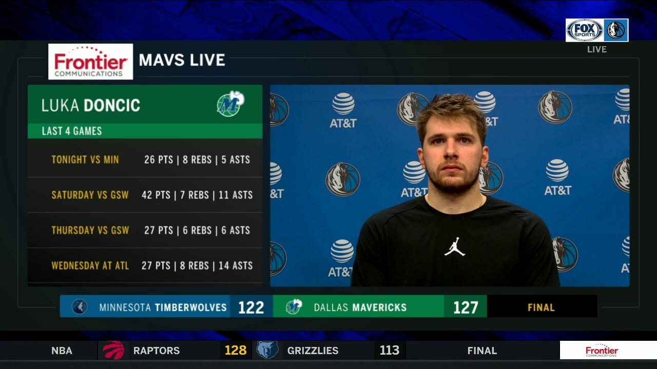 Doncic on Return of Fans: "They give us energy, get us going" ' Mavs Live
