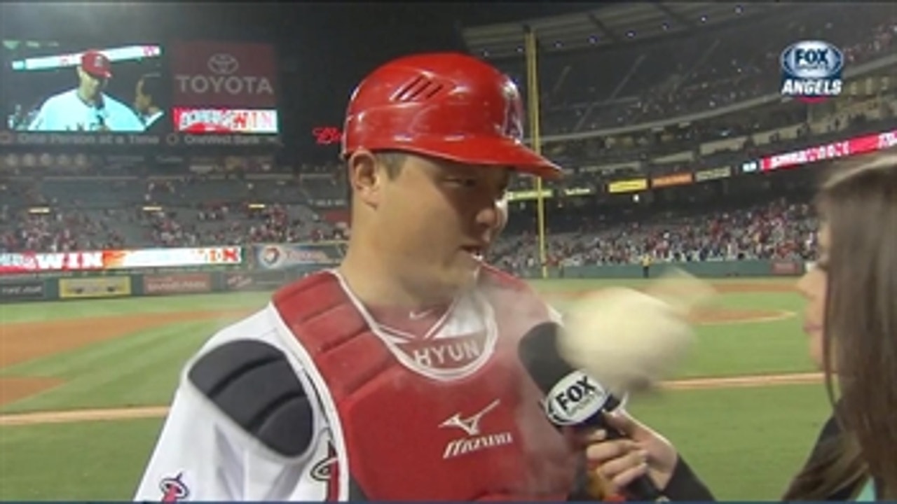 Conger nailed with rosin bag after win