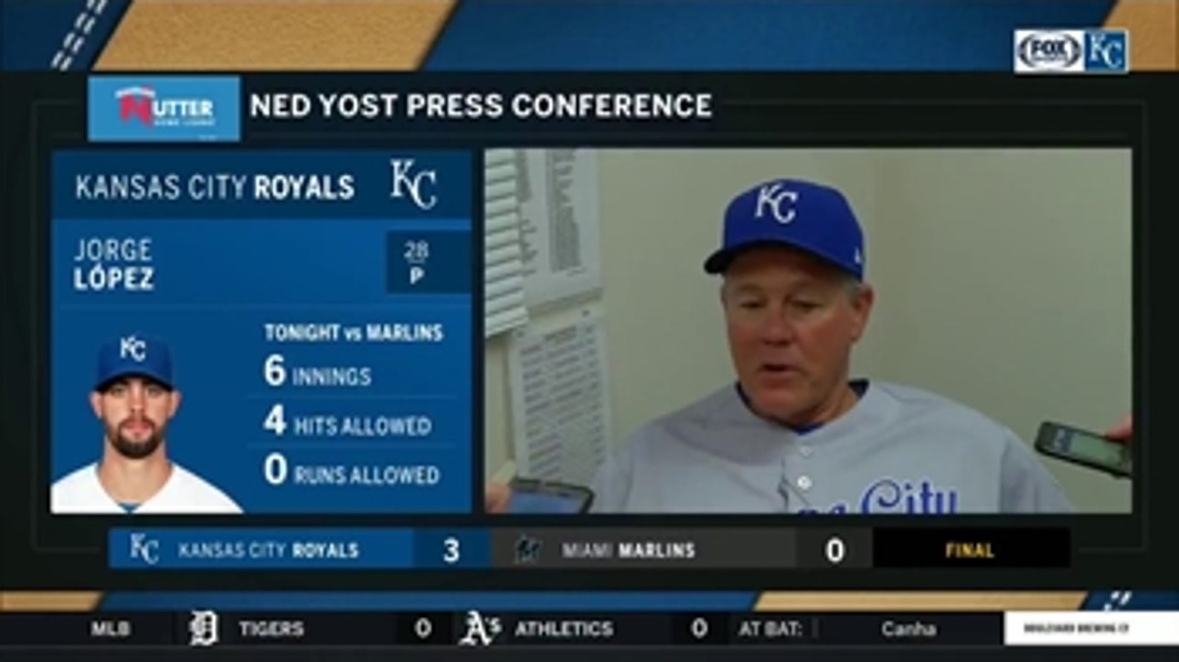 Yost on López: 'Today was an excellent start'