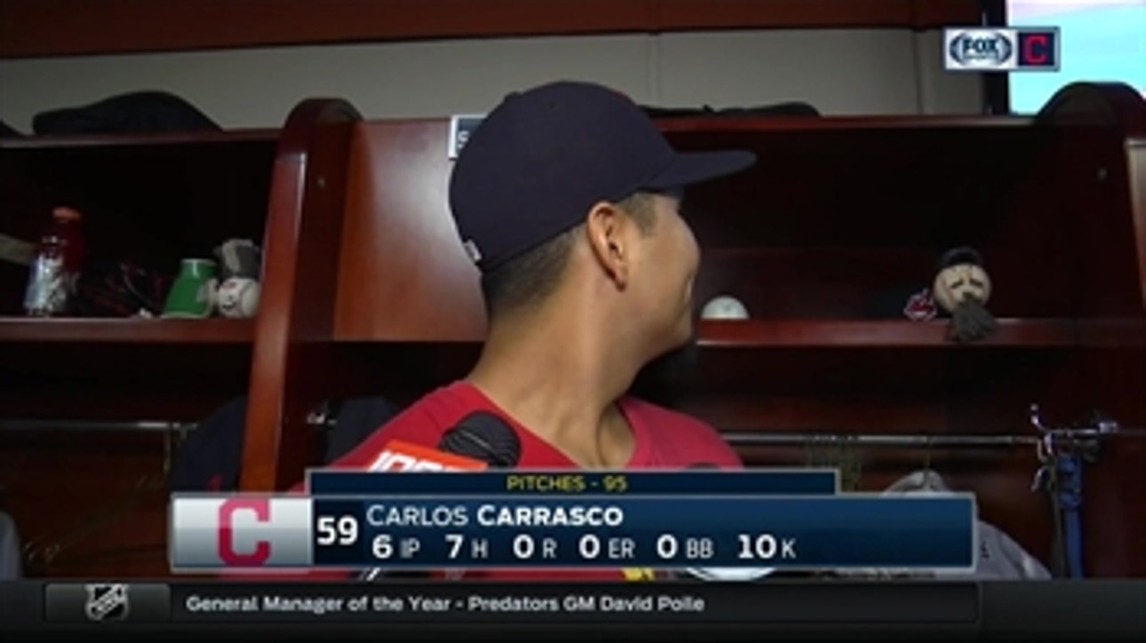 Carlos Carrasco looks to 'Mini Cookie' for answers