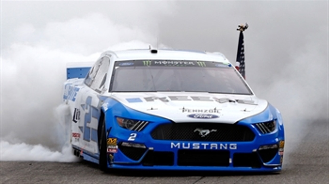 Brad Keselowski holds off Chase Elliott to complete dominant performance in Martinsville