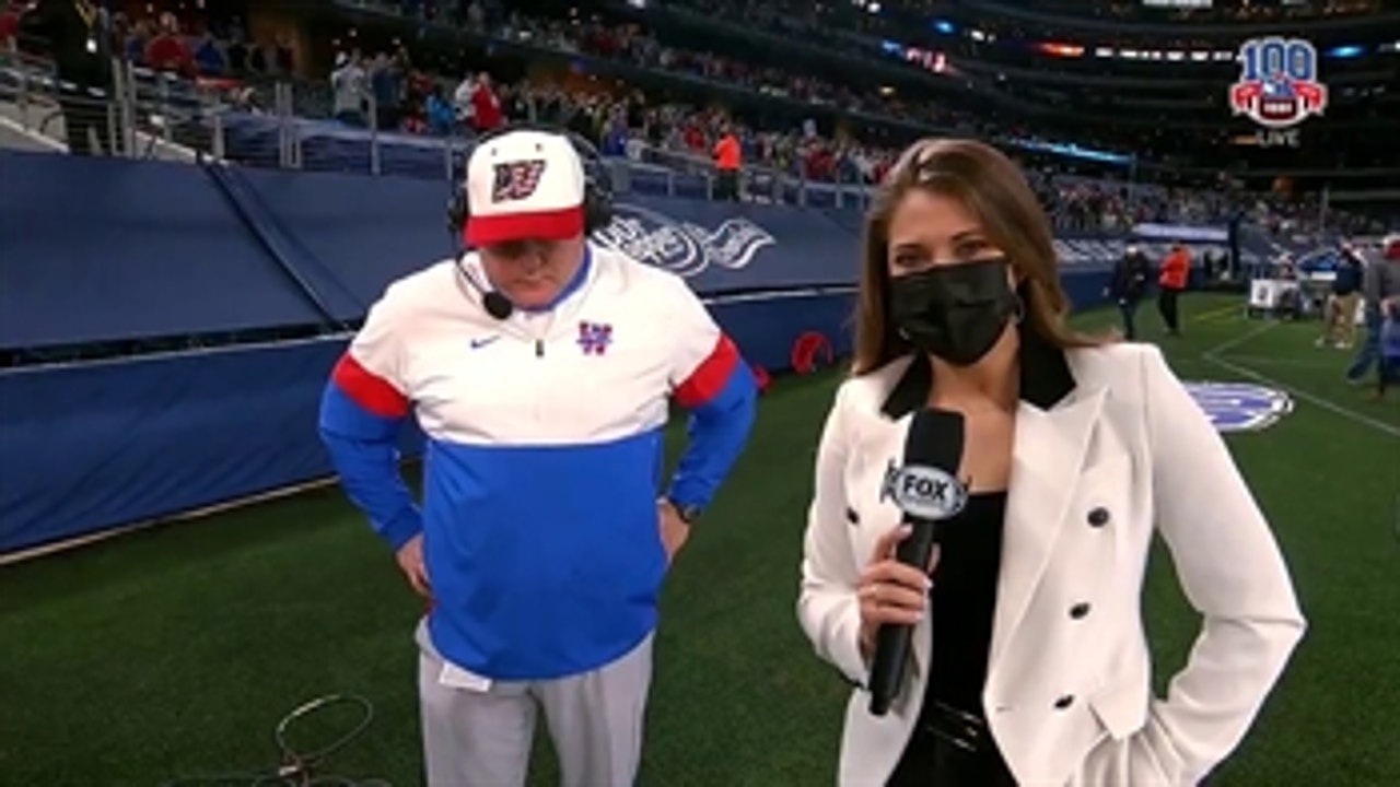 Austin Westlake head coach Todd Dodge after 6A State Championship victory