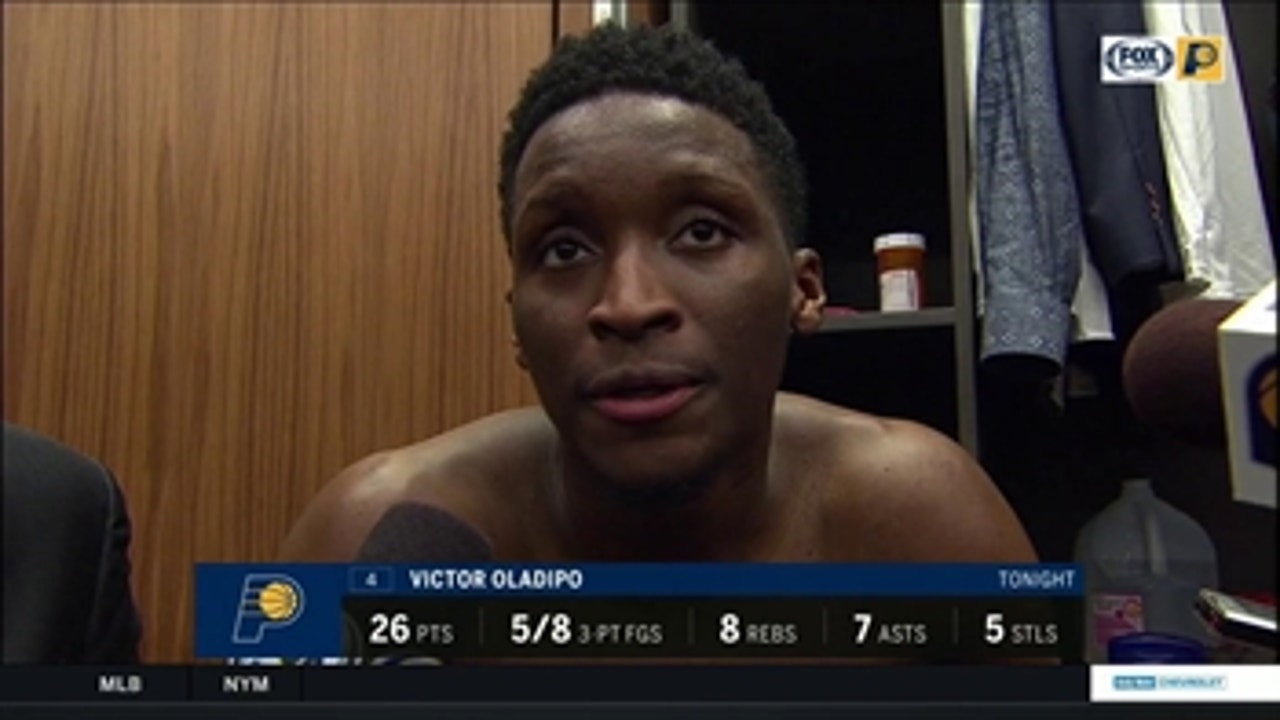 Victor Oladipo: 'It was different' facing a zone defense