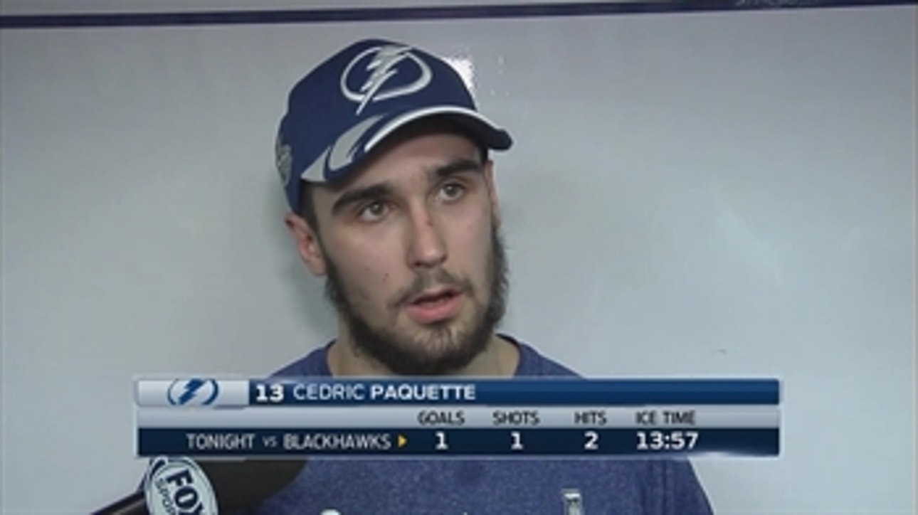 Cedric Paquette: 'We played well defensively'