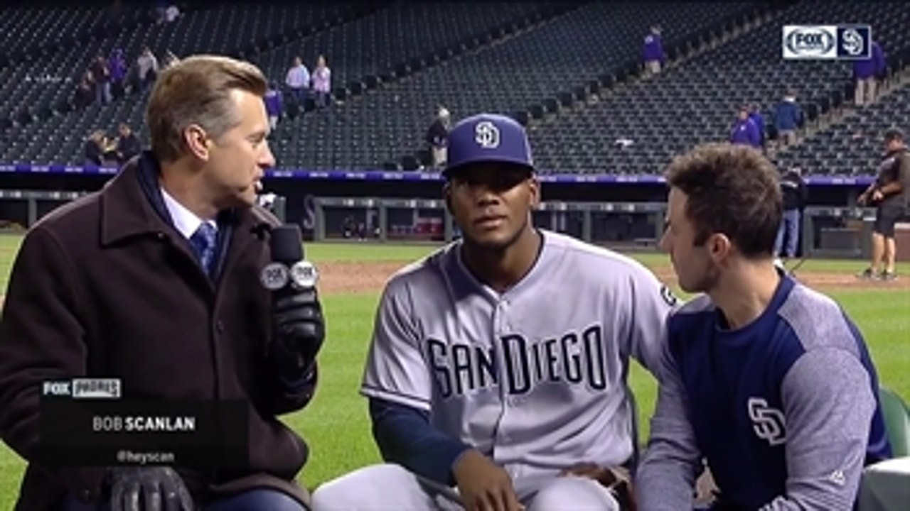 Franchy Cordero talks about his home run, approach at the plate