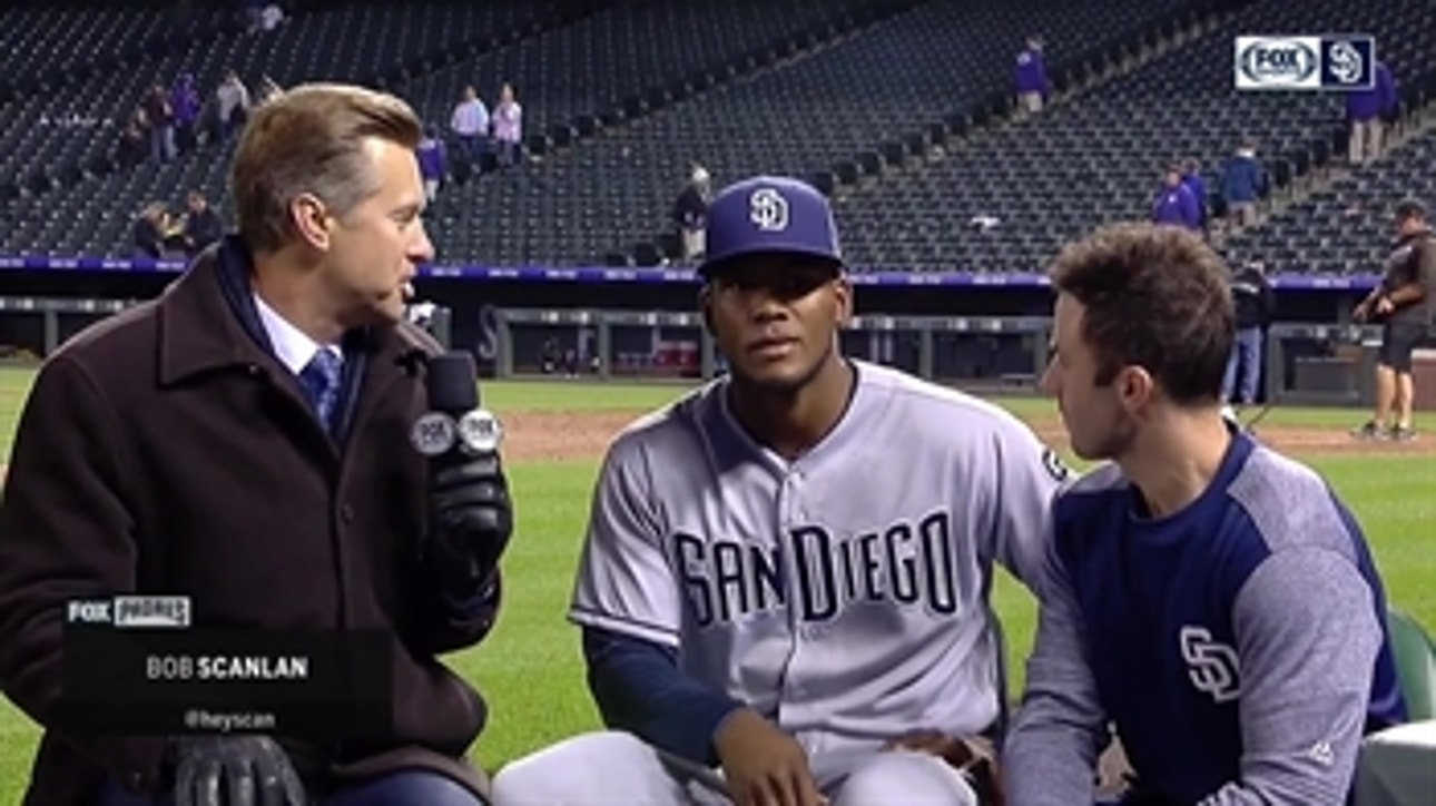 Franchy Cordero talks about his home run, approach at the plate