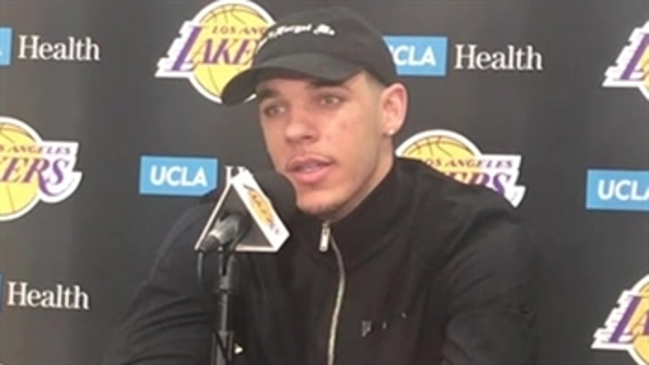 Lonzo Ball offers up praise for Magic Johnson and thanks LeBron James for his guidance this season