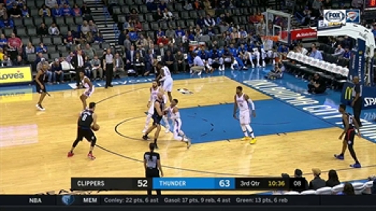 HIGHLIGHTS: Russell Westbrook finds Steven Adams for the DUNK