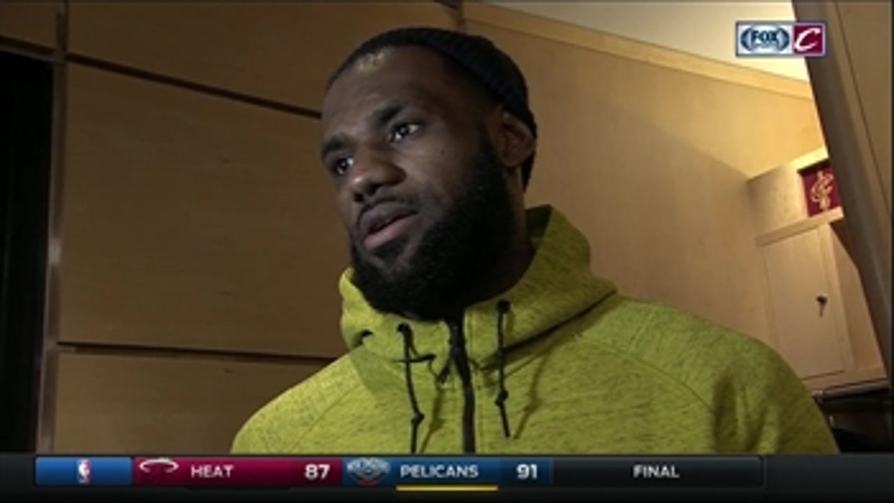 LeBron James isn't focused on the Warriors storylines, just the game