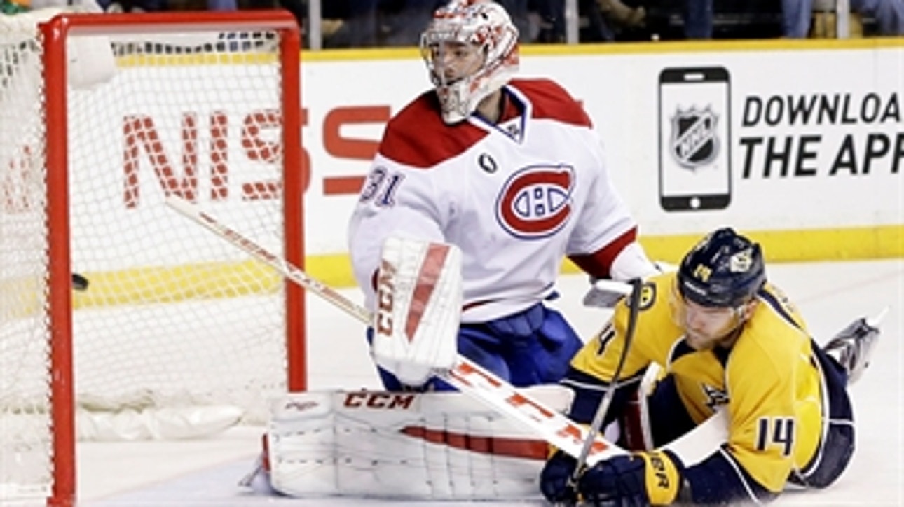 Fosberg's OT goal lifts Predators past Canadiens