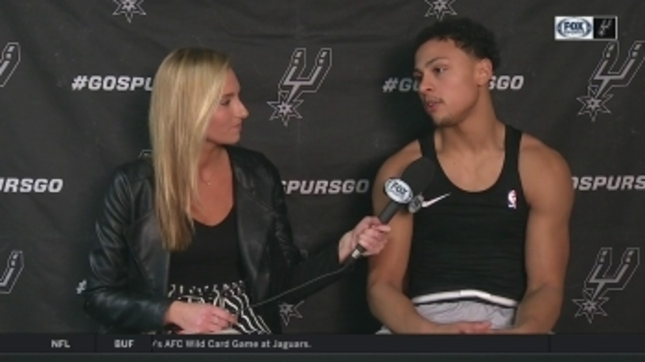 Bryn Forbes on Spurs 13th Consecutive win at home