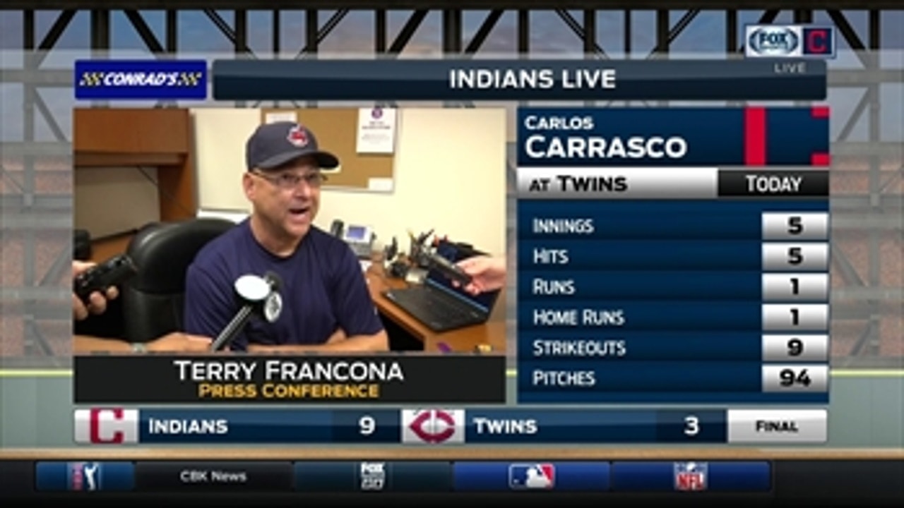 Terry Francona provides positive update on Ramirez after first game of double header