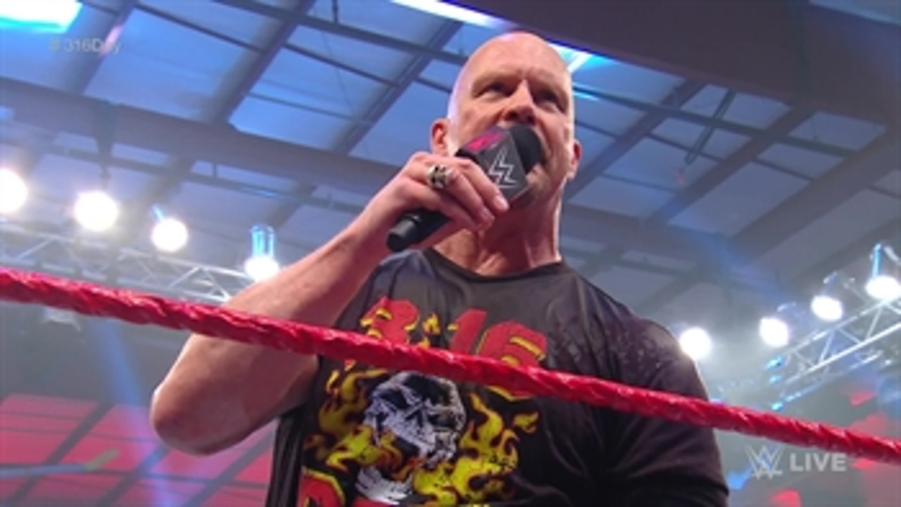 "Stone Cold" declares #316Day a National Holiday: Raw, March 16, 2020