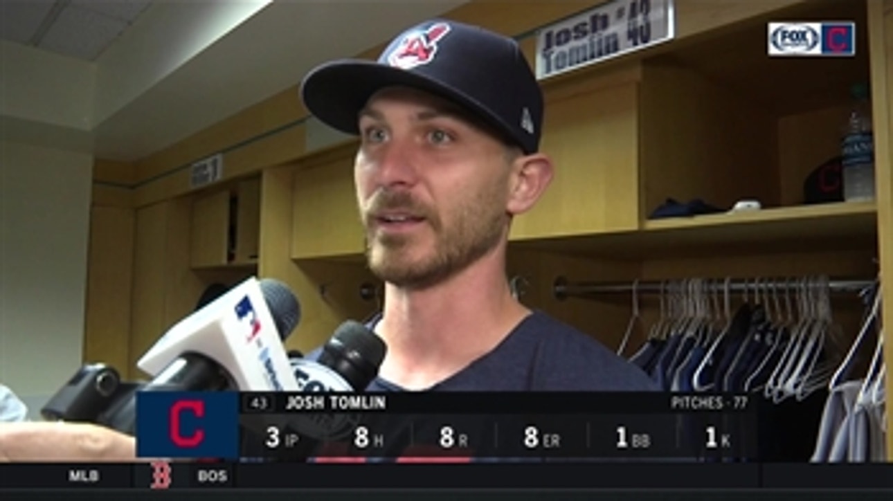 Josh Tomlin says bad start was due to no execution on his pitches