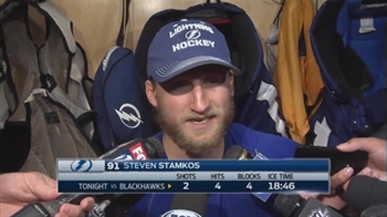 Steven Stamkos: 'It was a little bit of a track meet there'