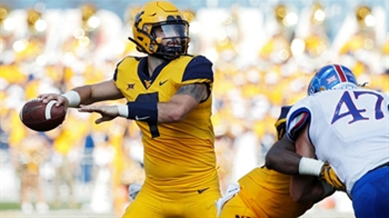 West Virginia holds off Kansas despite a less-than-stellar performance by Will Grier