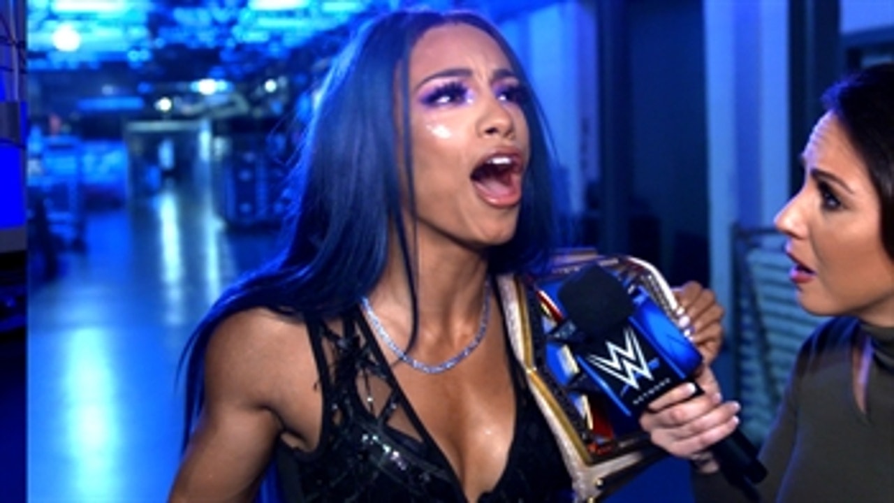 Sasha Banks lets Bianca Belair know she still runs the blue brand: WWE Network Exclusive, March 26, 2021