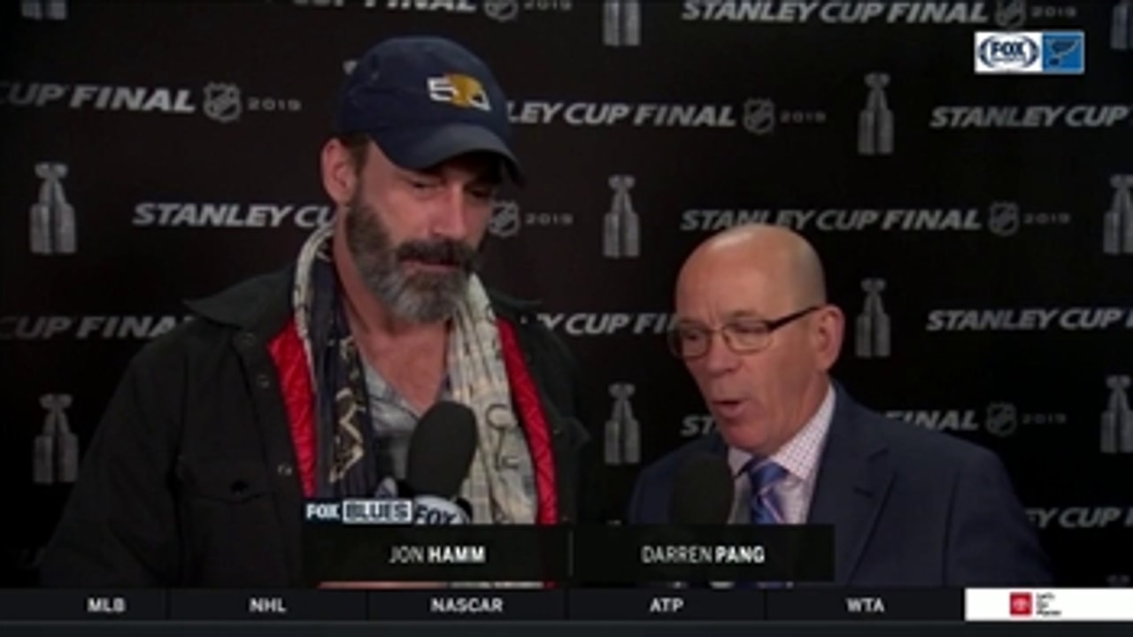 Jon Hamm on Blues going into Game 4: 'It's not like they haven't been here before'