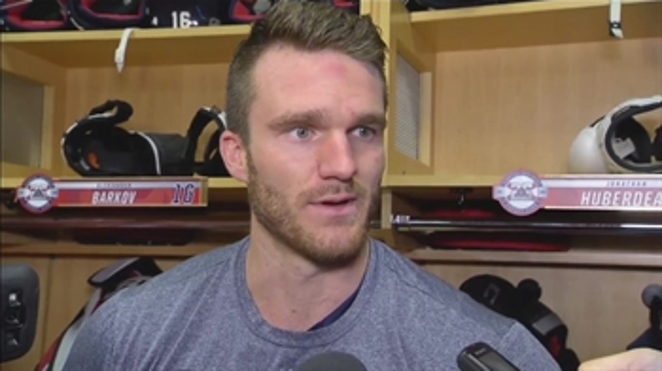 Jonathan Huberdeau on his recent offensive surge