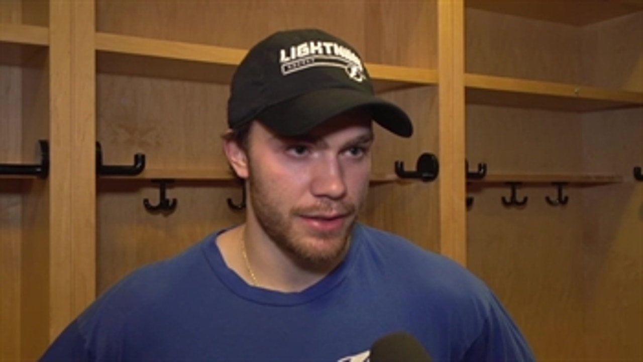 Brayden Point a little in awe of Nikita Kucherov's production