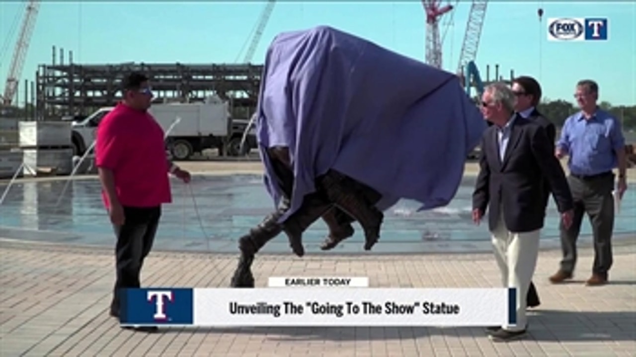 Unveiling The 'Going To The Show' Statue ' Rangers Live