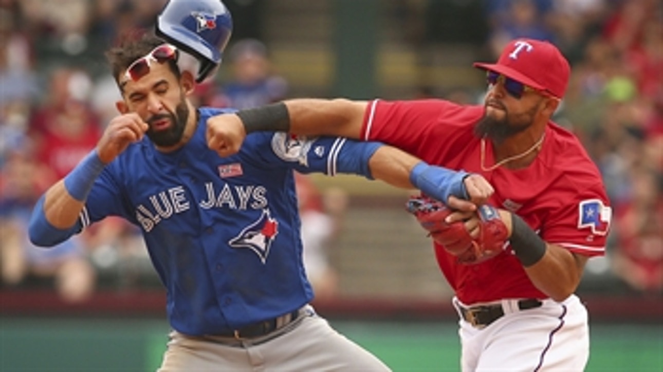 Yesterday wasn't the first time Rougned Odor started a brawl in a baseball game