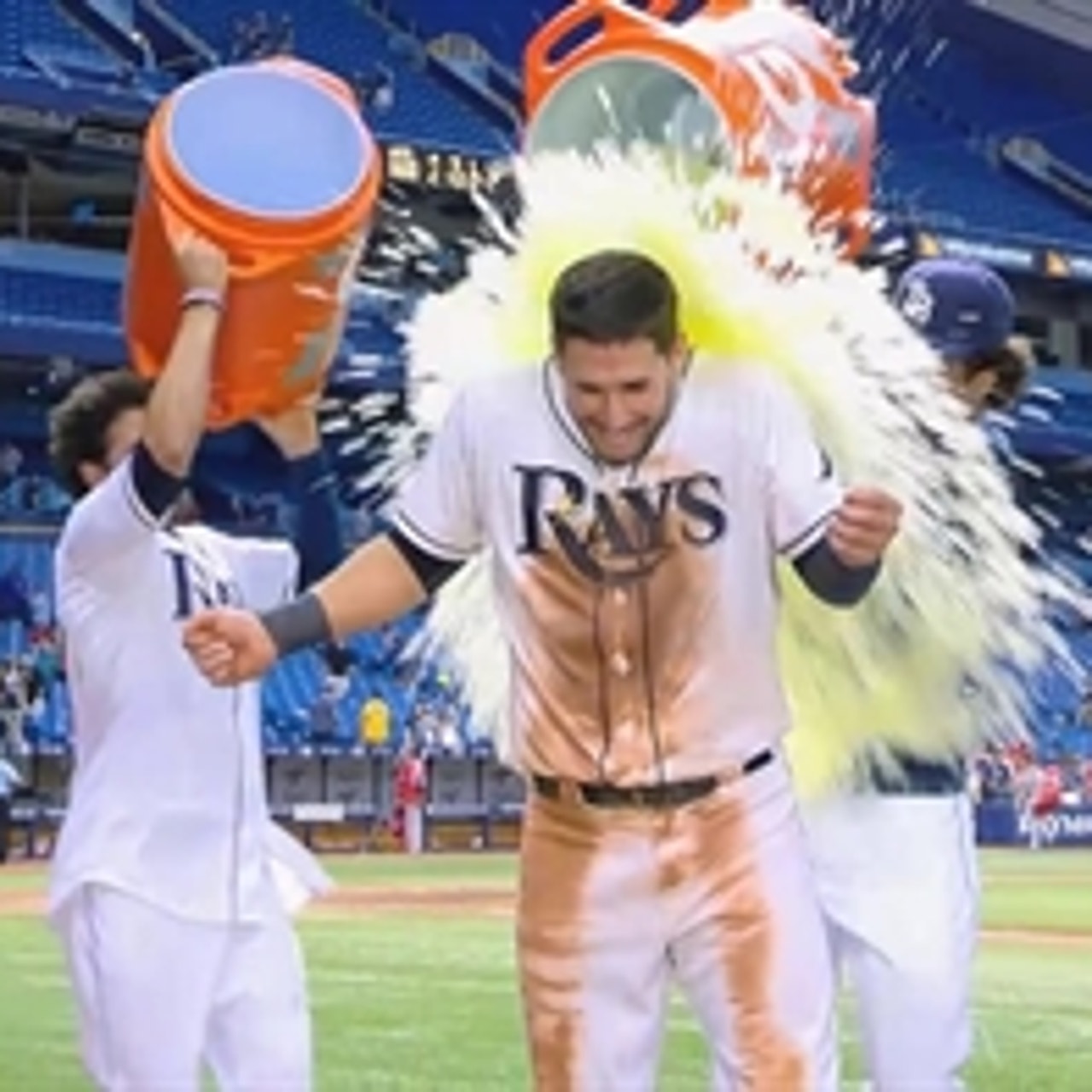 Kiermaier drenched after Rays win FOX Sports