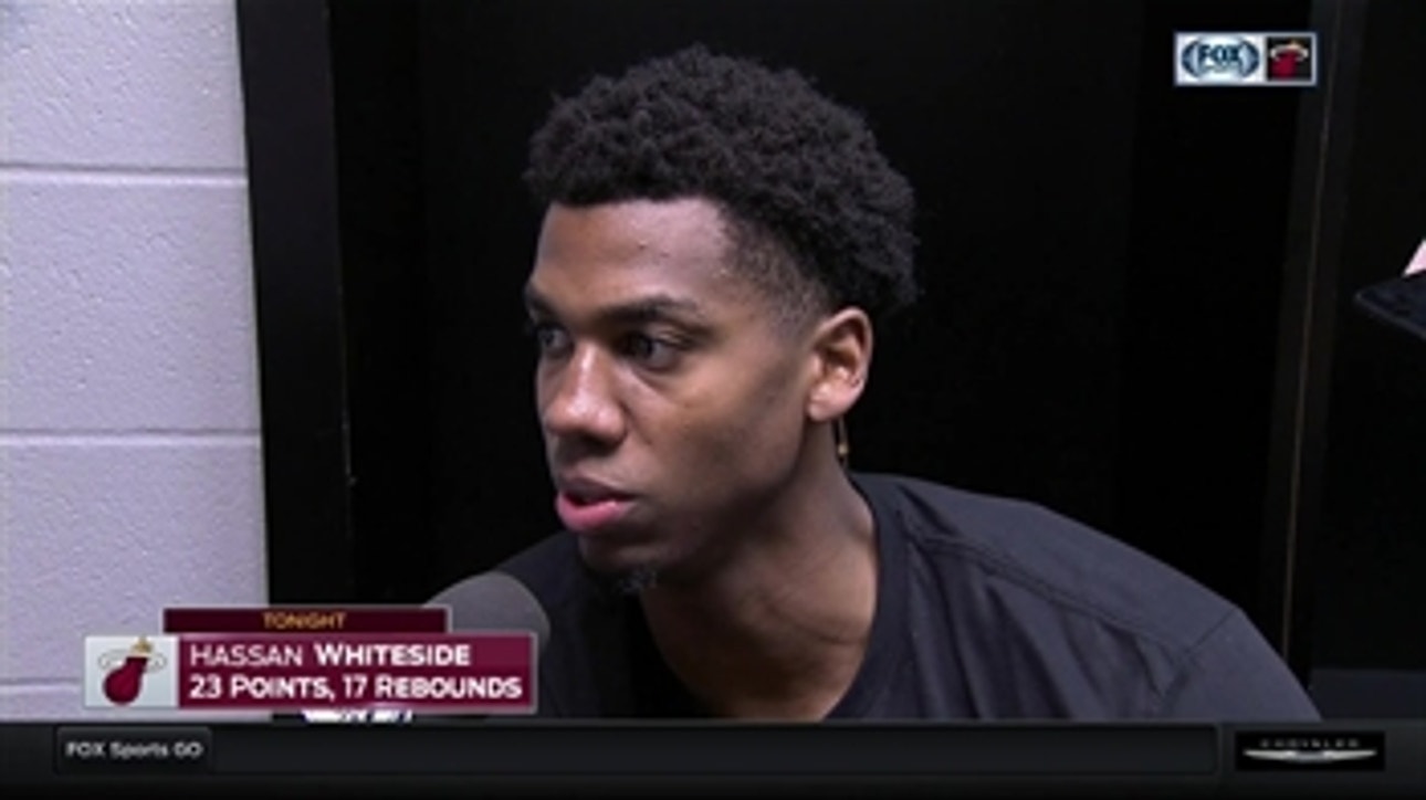 Hassan Whiteside says Heat got back to pushing it in defeat
