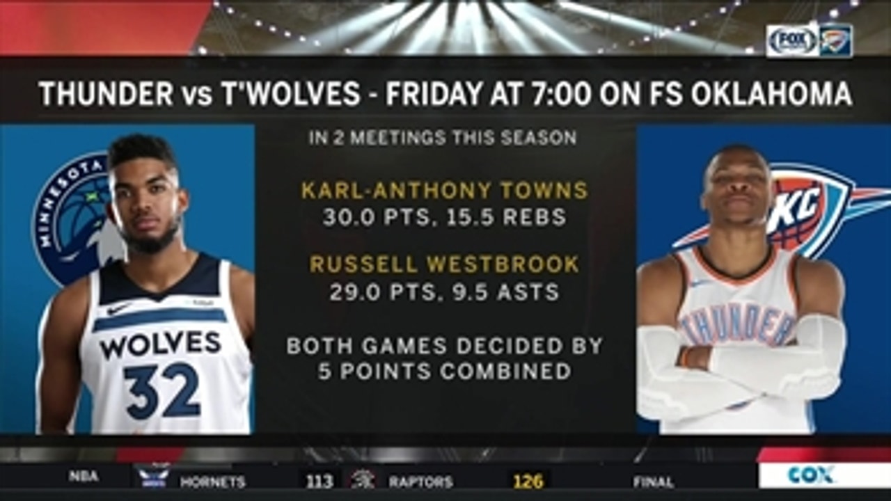 Oklahoma City Thunder vs. Minnesota Timberwolves preview ' Thunder Live