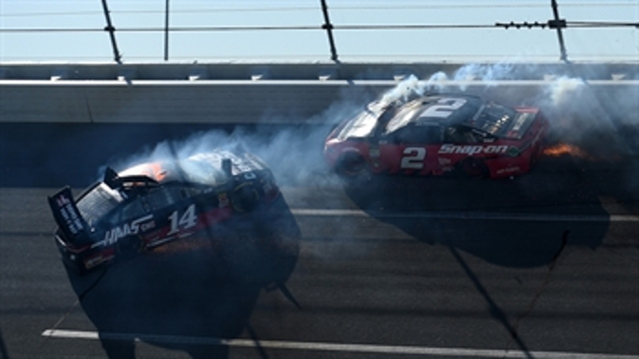 Brad Keselowski breaks down the wreck that took him out at Talladega