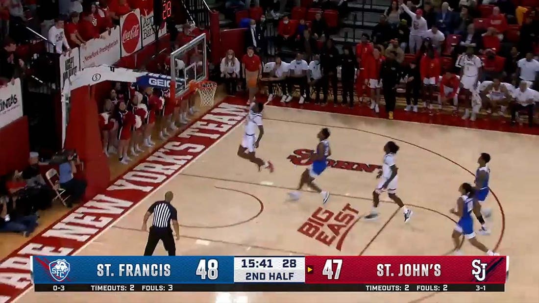 Julian Champagnie drops 23 points to rally St. John's in 76-70 win over St. Francis