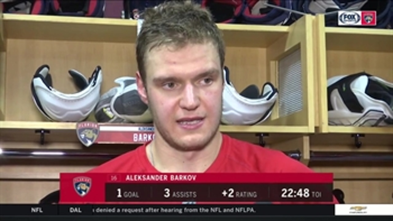 Aleksander Barkov: 'We didn't play our best at all'