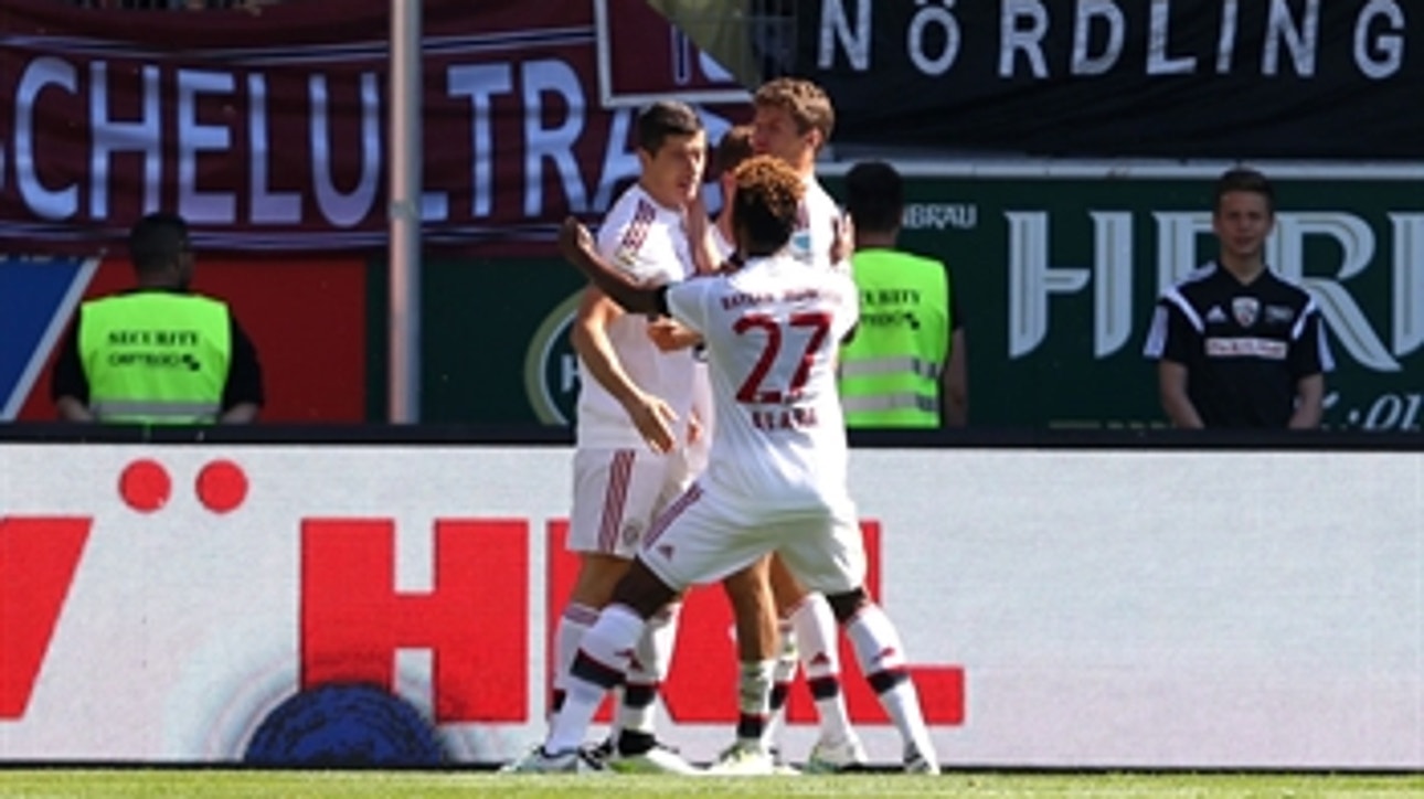Lewandowski's penalty puts Bayern up 1-0 vs. Ingolstadt ' 2015-16 Bundesliga Highlights