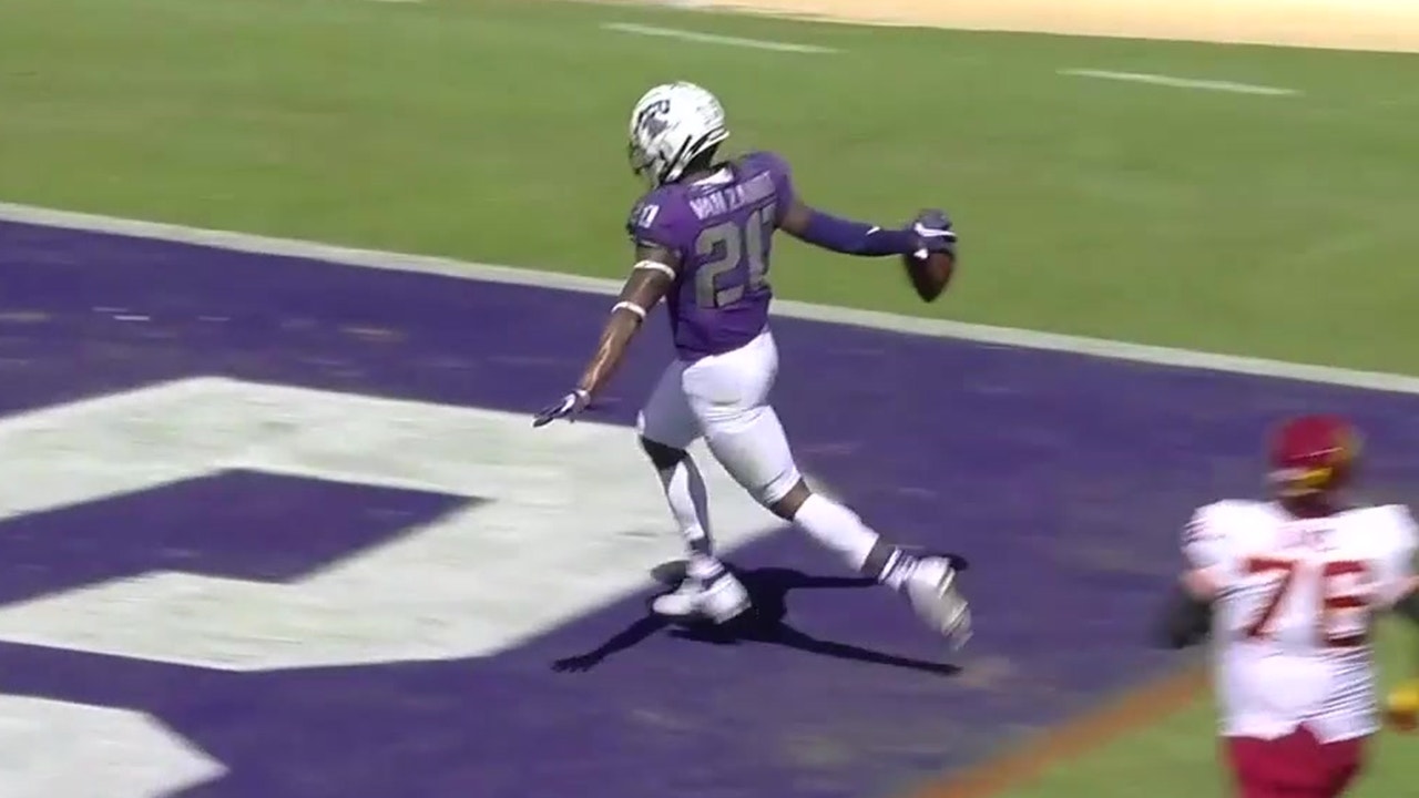 La’Kendrick Van Zandt 24-yard fumble return for TD cuts Iowa State's lead over TCU to 16-14