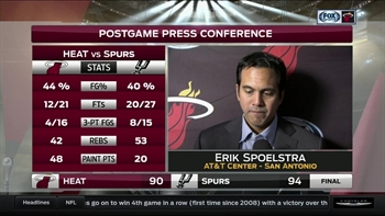 Erik Spoelstra wants Heat to continue putting together building blocks