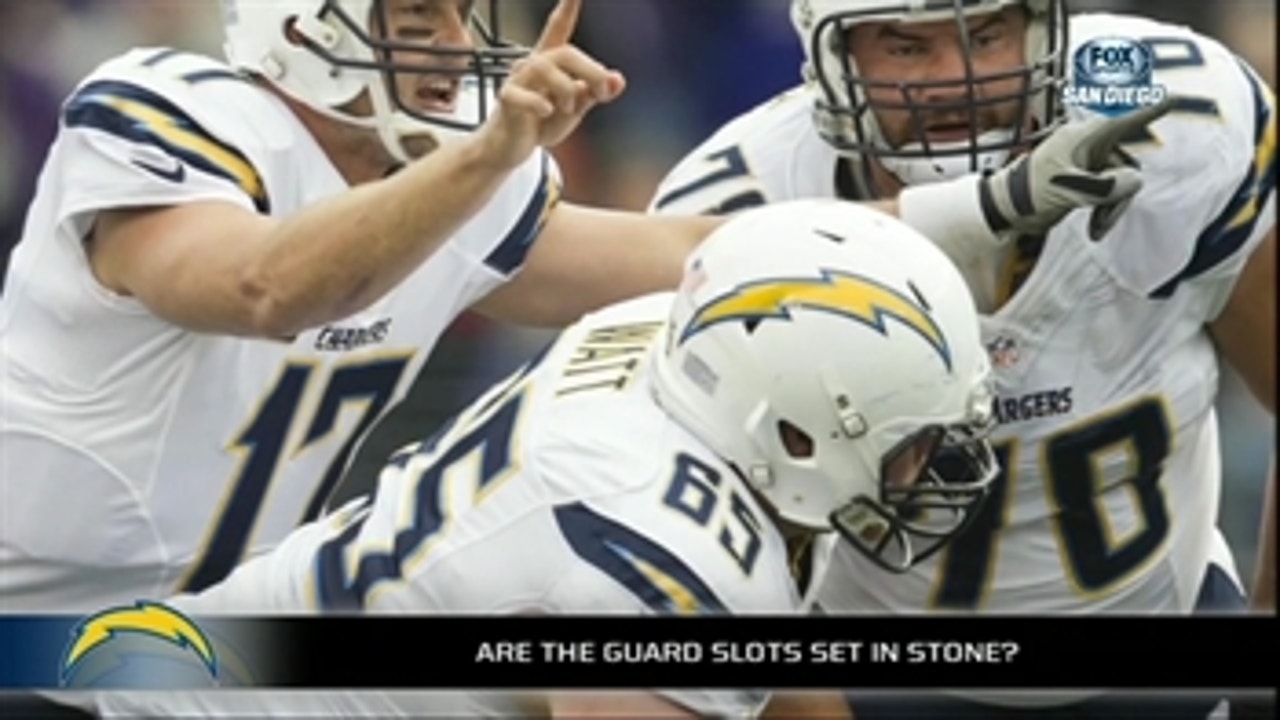 Should there be a competition for the Chargers' starting guard positions?
