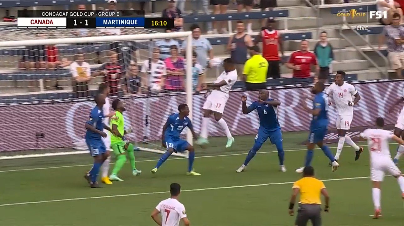 Canada knots it up against Martinique at 1-1 thanks to Cyle Larin's goal