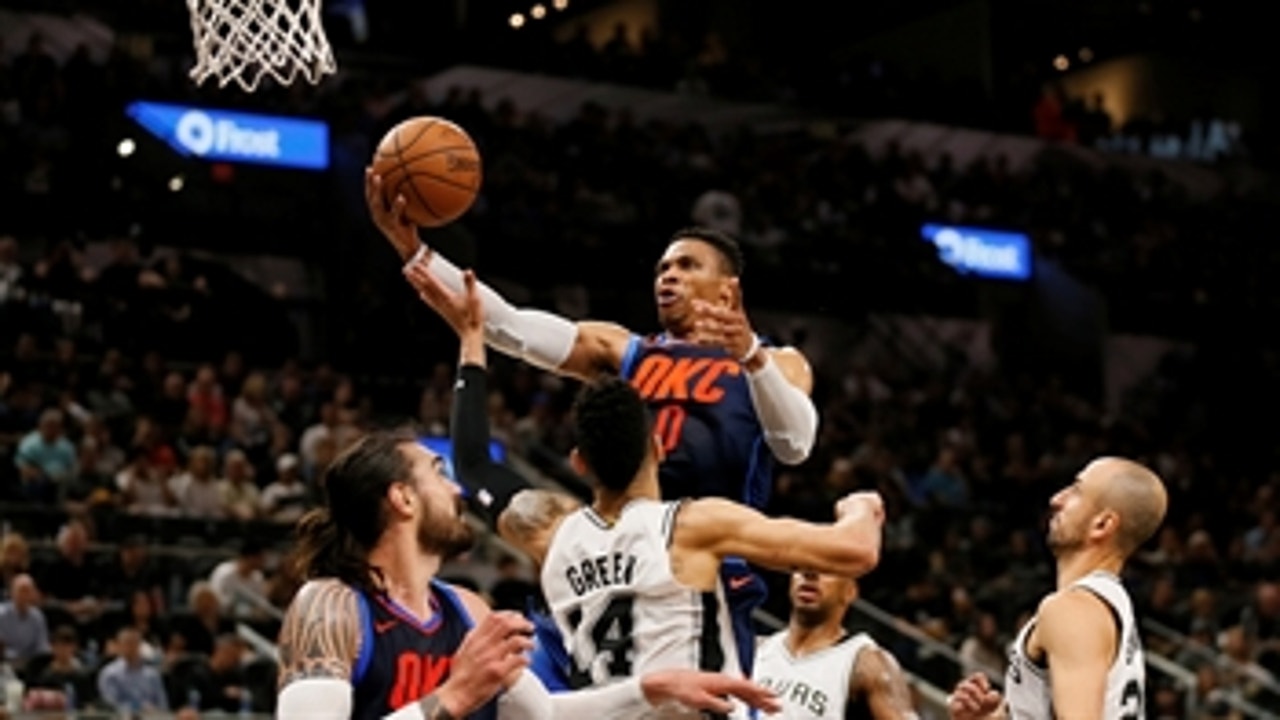 Colin Cowherd on Russell Westbrook: 'He is at times awful late in games, which is all that matters in the playoffs.'