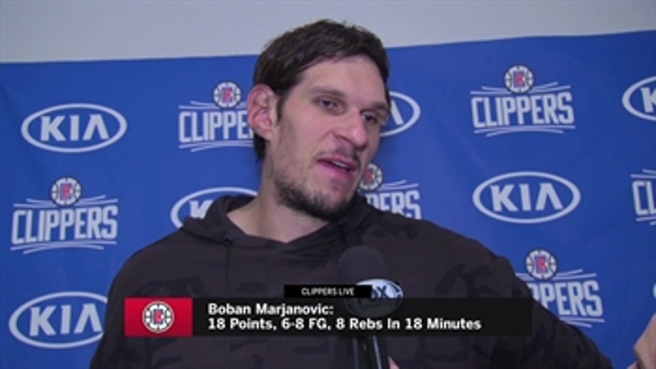 Boban Marjanovic following Clippers opener