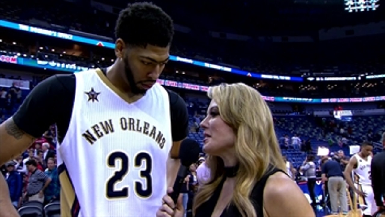 Anthony Davis: 'I've got a lot of energy'