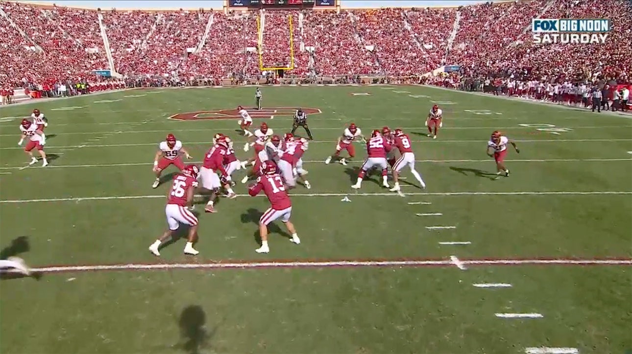 QB option magic! Caleb Williams FOOLS  Cyclones defense en route to elusive 74-yard touchdown