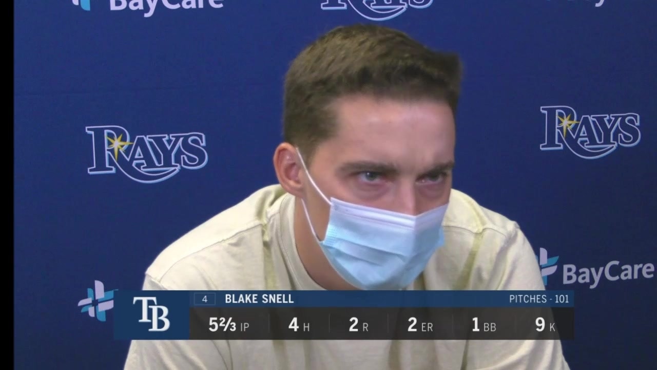 Blake Snell examines his start after Rays' loss to Blue Jays
