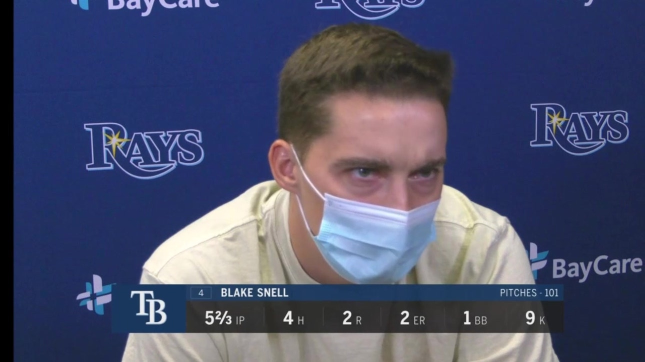 Blake Snell examines his start after Rays' loss to Blue Jays