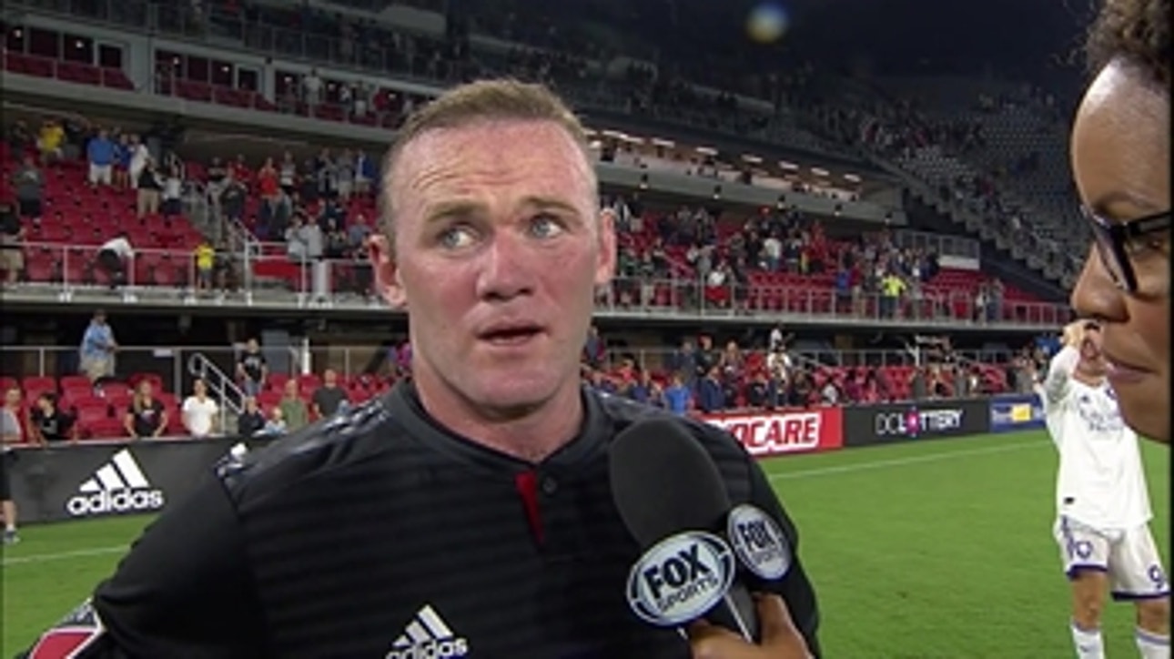 Wayne Rooney's post-match interview after crucial counter attack vs. Orlando City