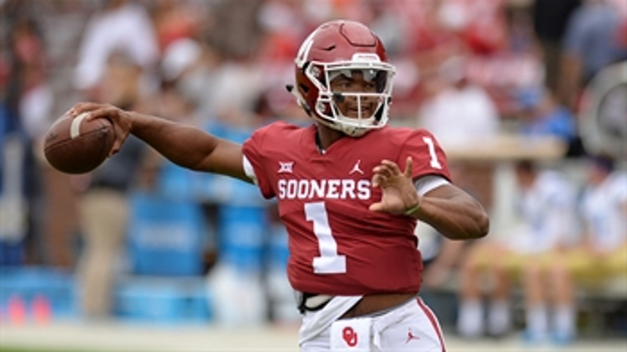Oklahoma's Kyler Murray throws a gorgeous deep ball to Ceedee Lamb for a one-handed catch